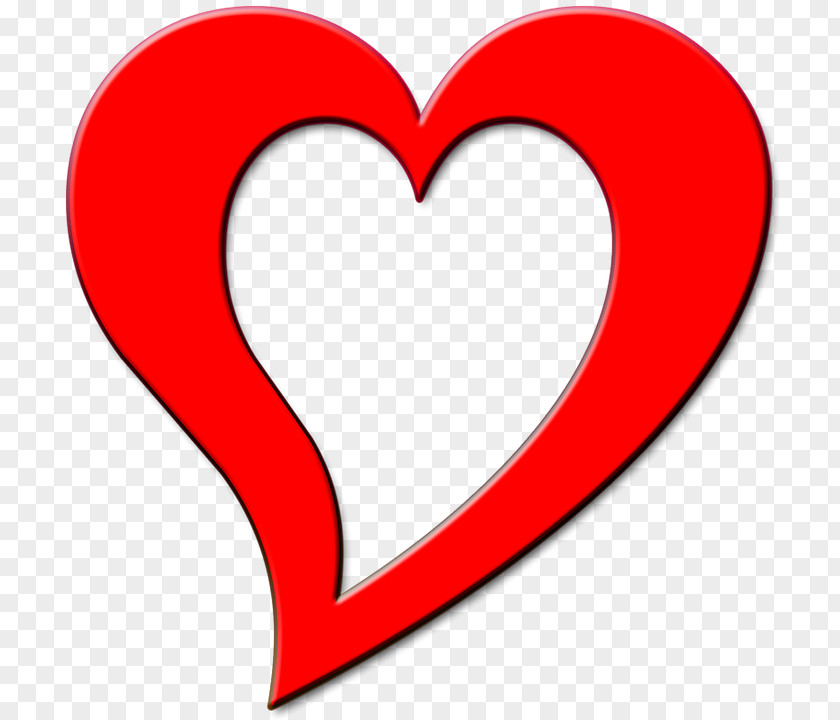 Minimalist Flyer Heart Love Clip Art PNG