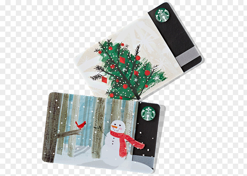 Starbucks Christmas Ornament カード PNG