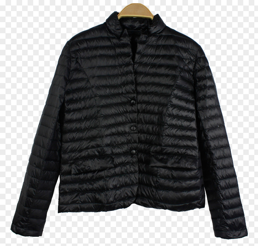 A Light Black Feather Jacket Down Winter Clothing PNG