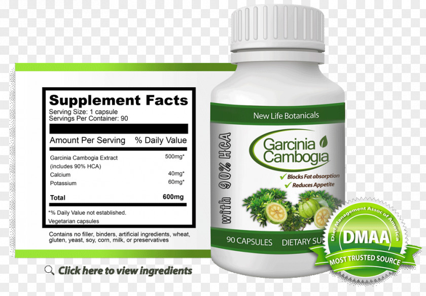 Health Garcinia Gummi-gutta Dietary Supplement Weight Loss Anti-obesity Medication Dieting PNG