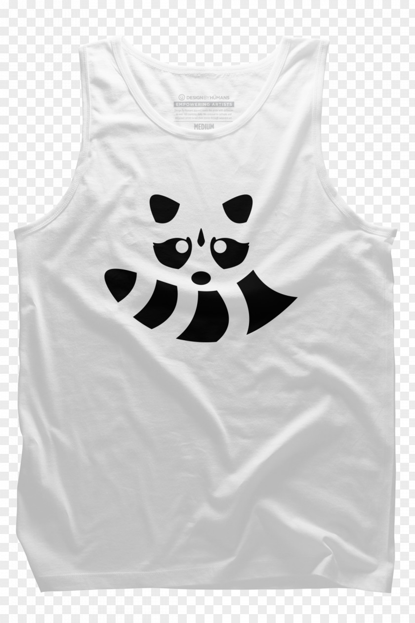 Raccoon T-shirt Clothing Sleeveless Shirt Top PNG