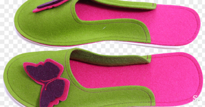 Design Flip-flops Slipper Green Shoe PNG