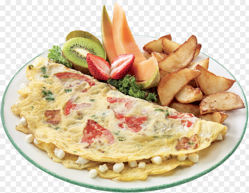 Brunch Omelette Full Breakfast Dish Vegetarian Cuisine PNG