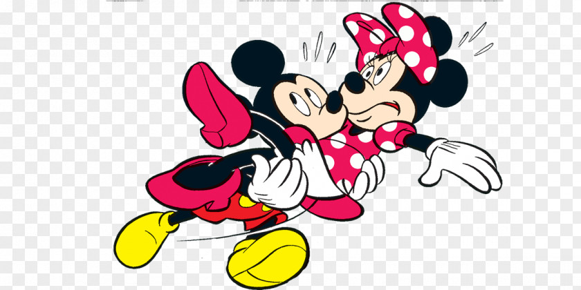 Fashioned Minnie Mouse Mickey Cartoon Clip Art PNG