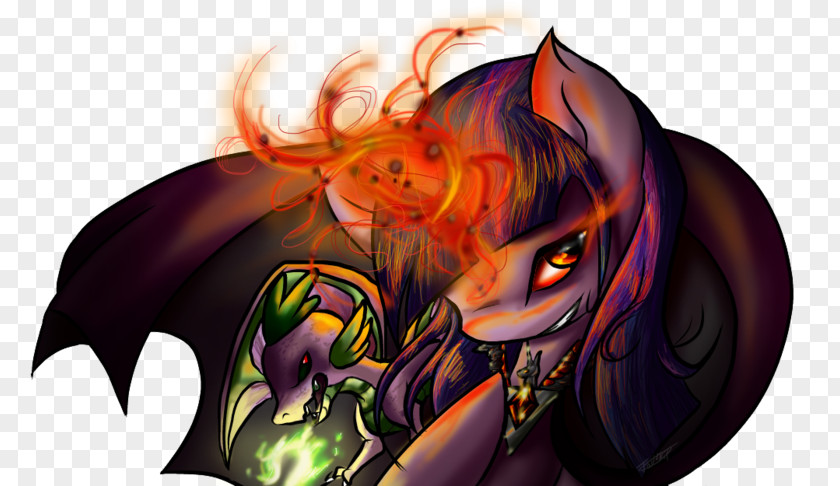Powerful Demon Warrior Twilight Sparkle Spike Pony DeviantArt PNG
