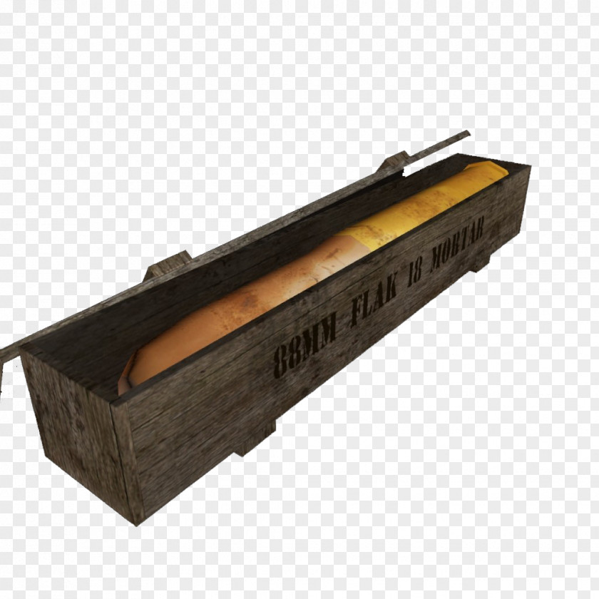 Wooden Box For Large Ammunition PNG