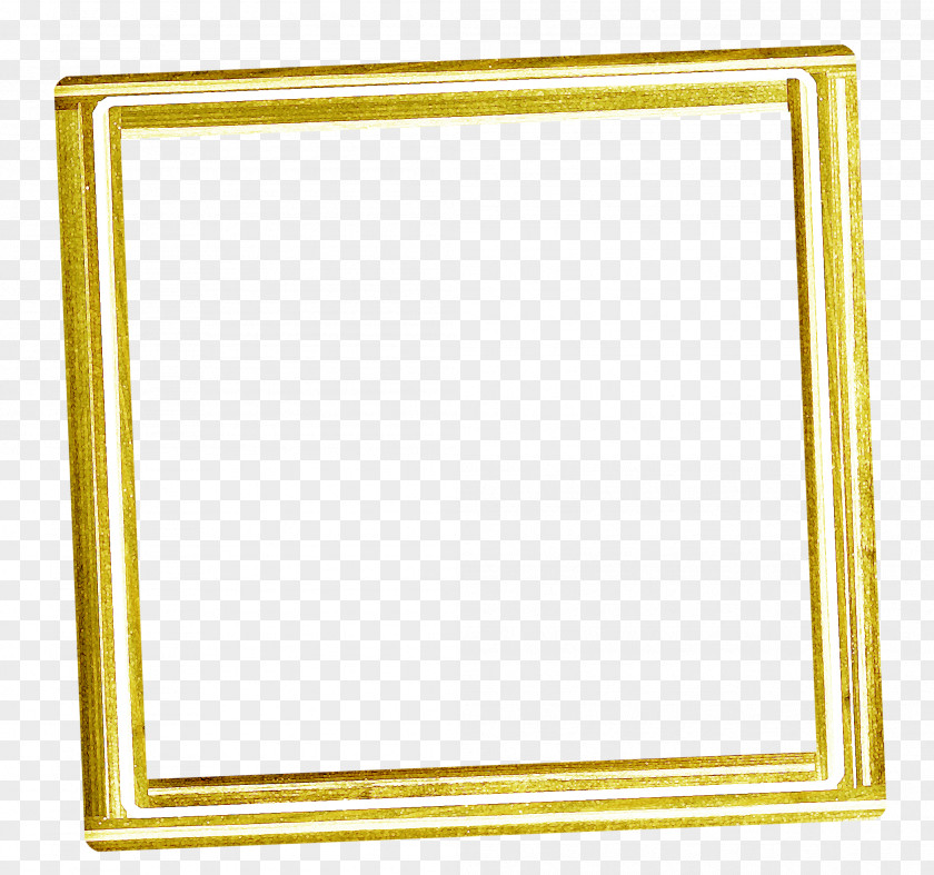 Yellow Frame Picture Download PNG