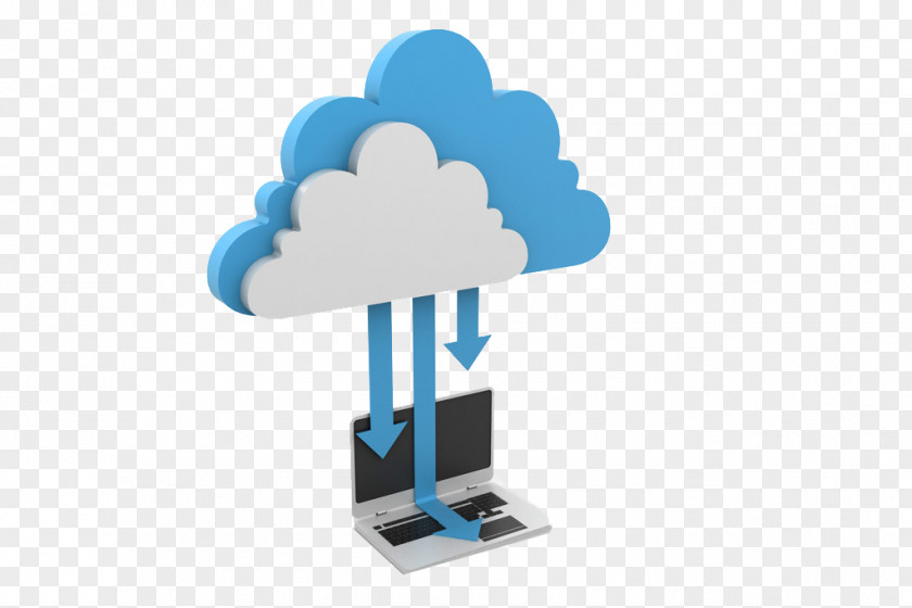 Blue Cloud Services Computing Computer Network Internet Storage PNG