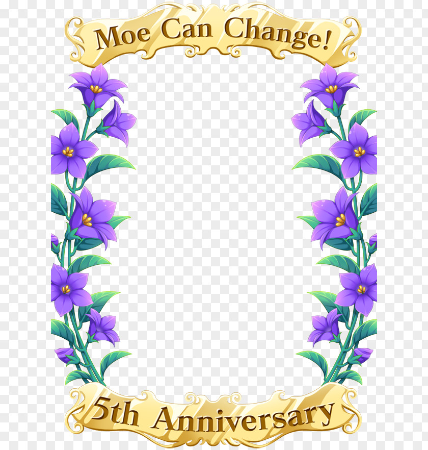 Design Floral Picture Frames Violet Font PNG