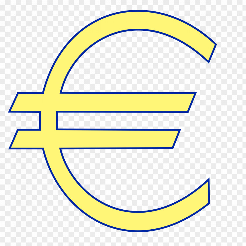 European-style Clipart Euro Sign Currency Symbol 1 Coin Coins PNG