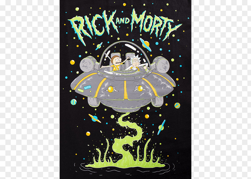 POP CULTURE Rick Sanchez T-shirt Unidentified Flying Object Saucer Morty Smith PNG