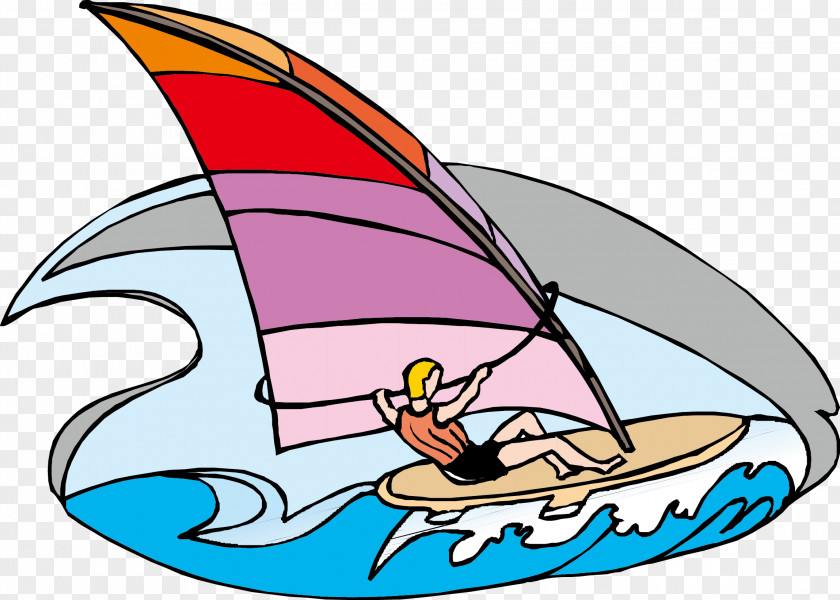 Sailing Posters Windsurfing Sport Clip Art PNG