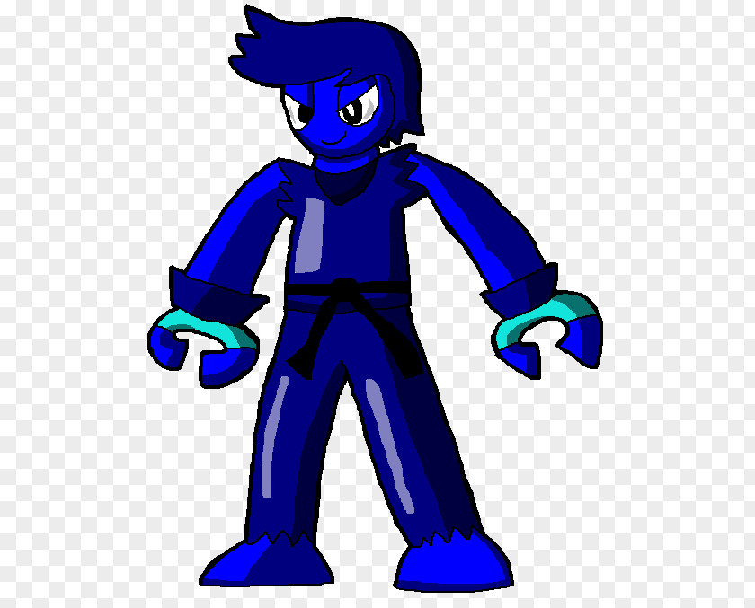 Tidal Wave Cobalt Blue Cartoon Character Clip Art PNG