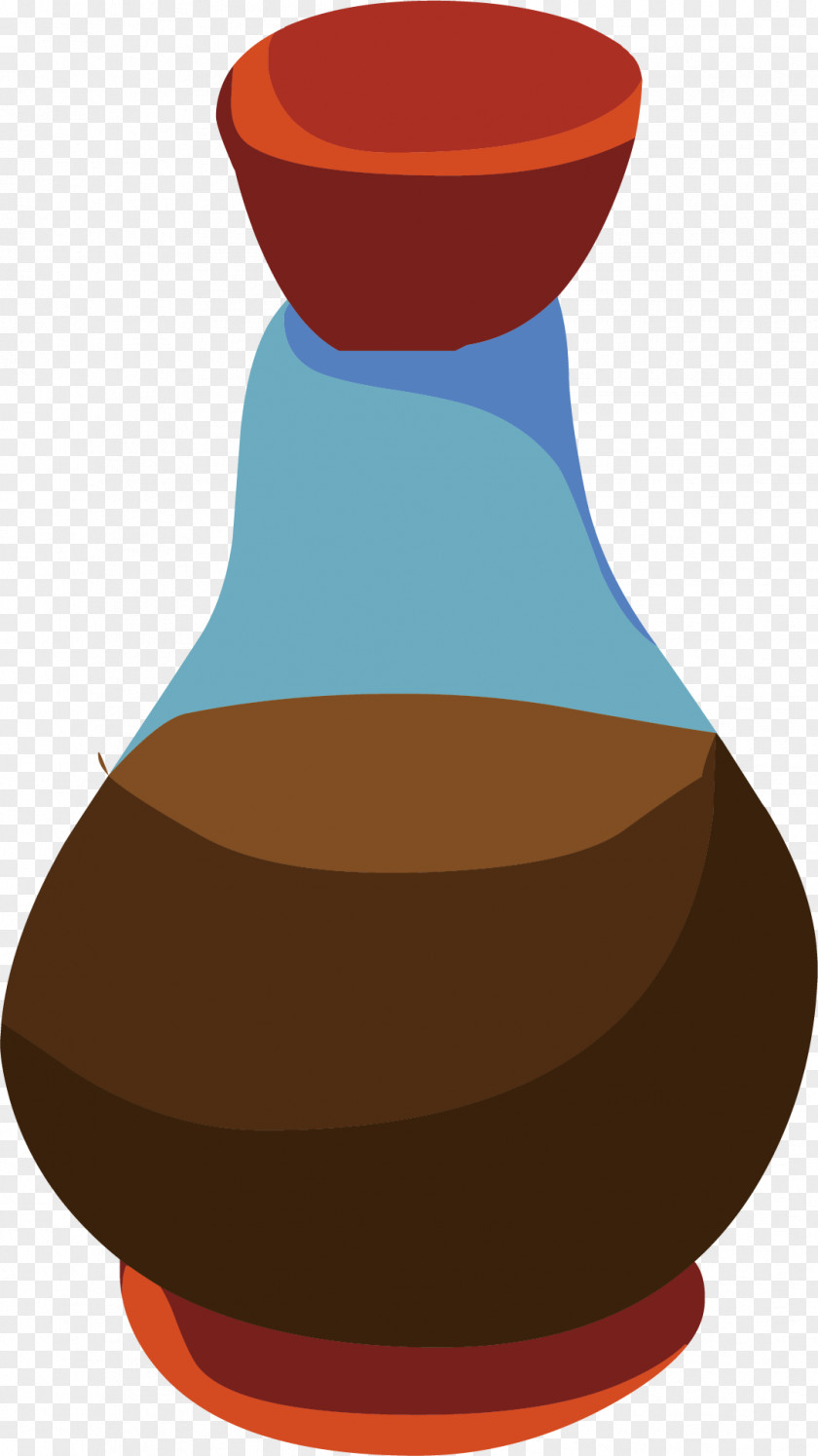 Vector Bottle Glass Watercolor Painting PNG
