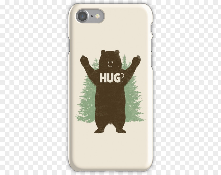 Bear Hug T-shirt Art Printing PNG