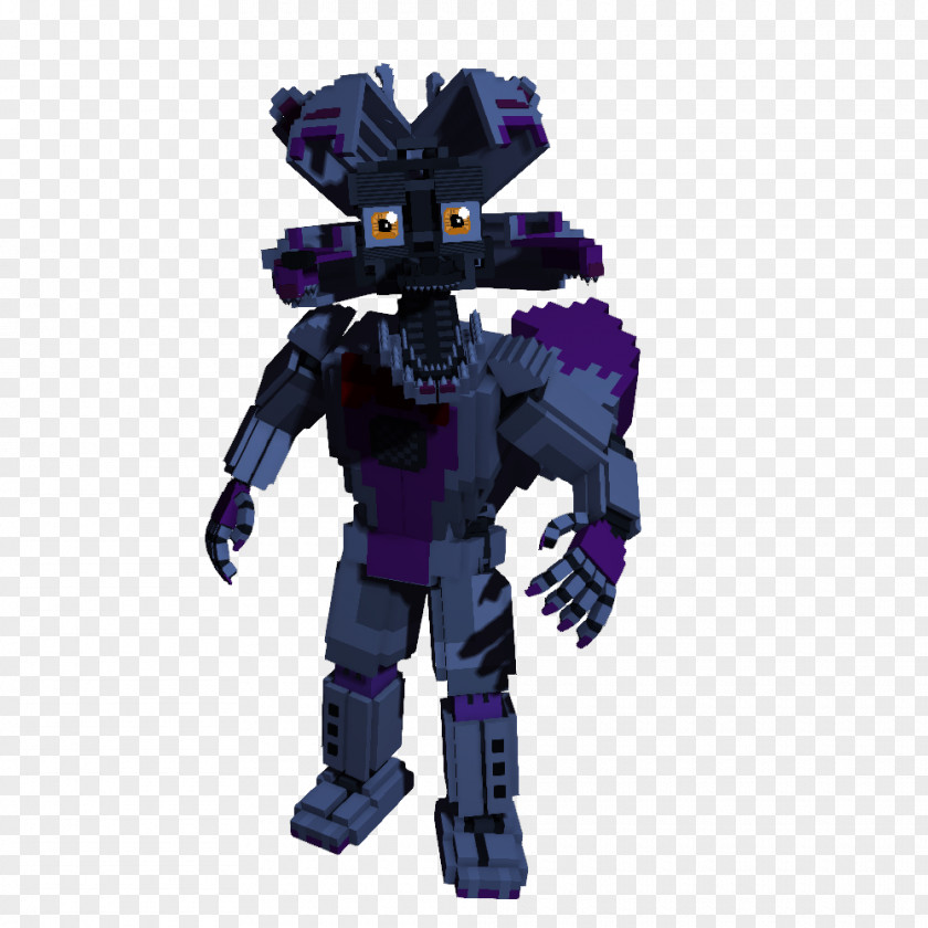 Fnaf 1000 Five Nights At Freddy's: Sister Location Minecraft Pixel Art Action & Toy Figures PNG