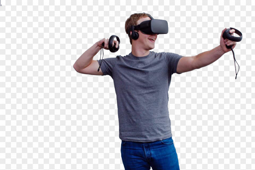 Mark Zuckerberg Oculus Rift Virtual Reality Headset Facebook F8 VR PNG
