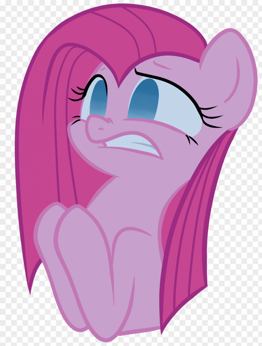 Nope Pinkie Pie Pony Mouth Jaw PNG