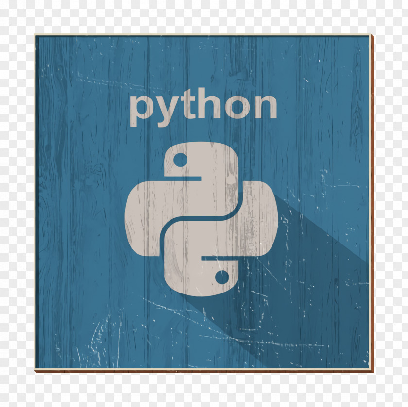 Rectangle Number Long Shadow Icon Python Script Language PNG