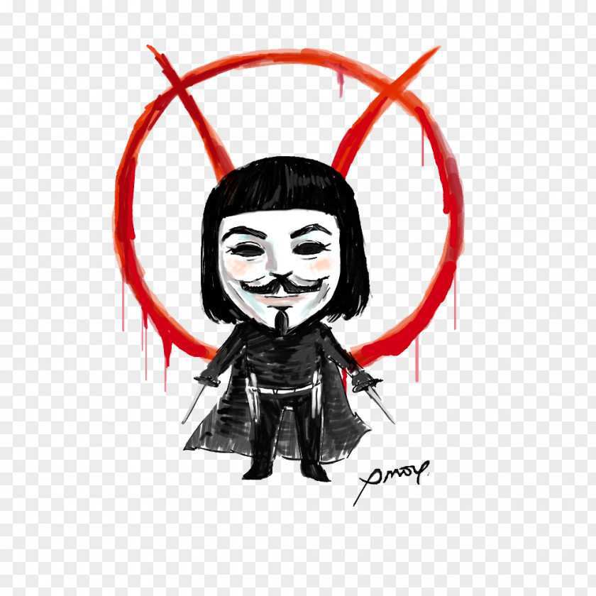 V For Vendetta Transparent Film Making Fiends Clip Art PNG