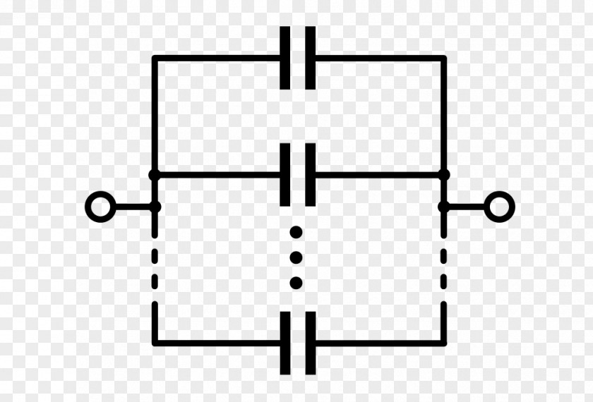 Capacitor Electricity Equivalent Circuit Electronic Electrical Network PNG