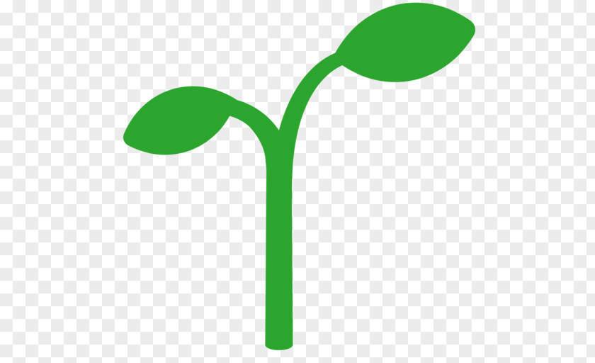 Emoji Leaf Text Messaging Seedling Sprouting PNG