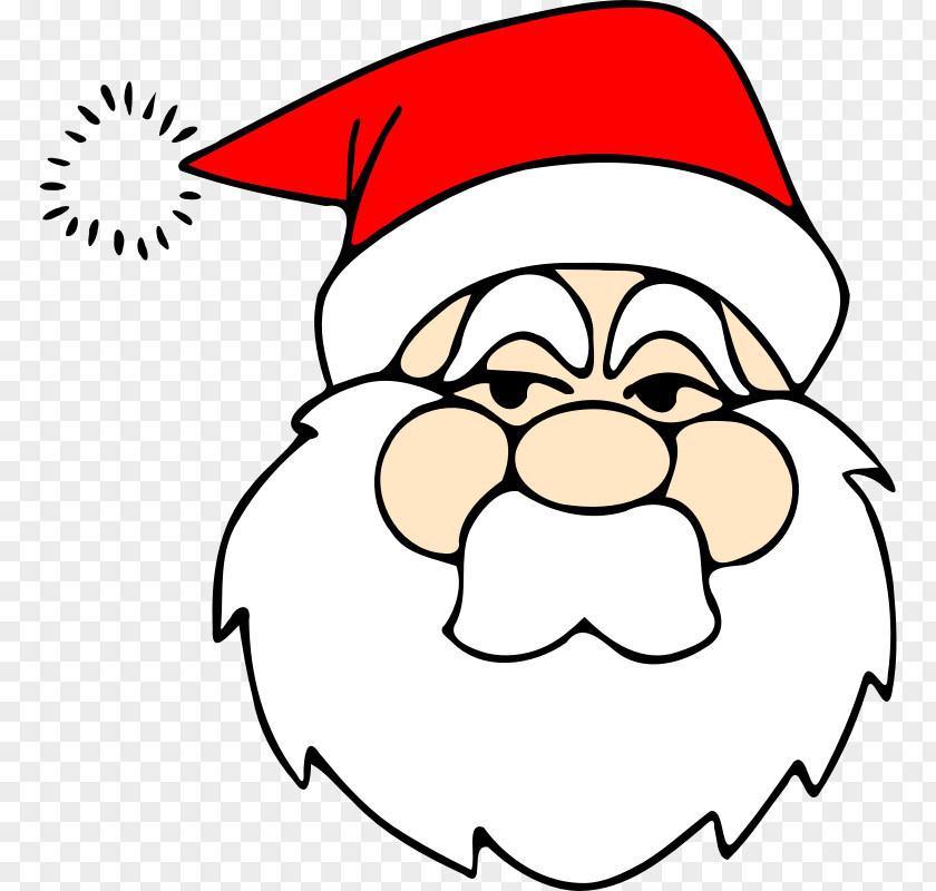 Father Christmas Clipart Rudolph Santa Claus Coloring Book PNG