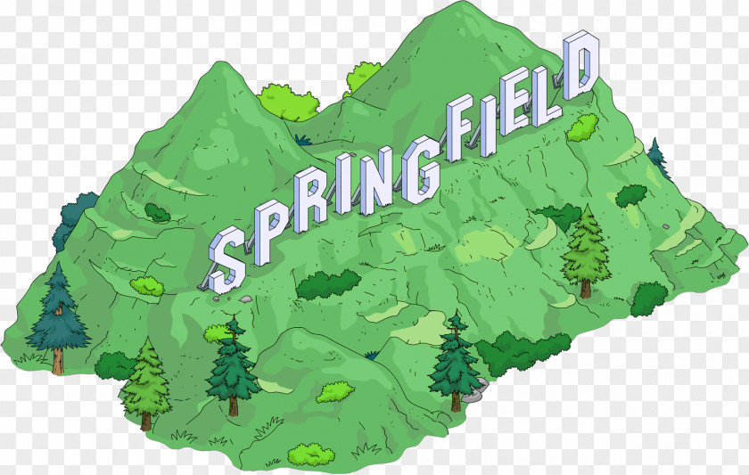 Hollywood Sign The Simpsons: Tapped Out Hit & Run Simpsons Game Springfield Lisa Simpson PNG