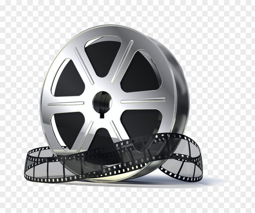 Silver Metal Footage Reel Film Stock Photography PNG