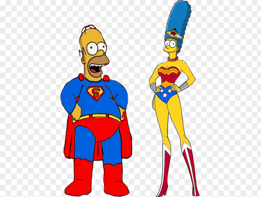 Herculean Effort Wonder Woman Marge Simpson Wilma Flintstone Homer Pebbles Flinstone PNG