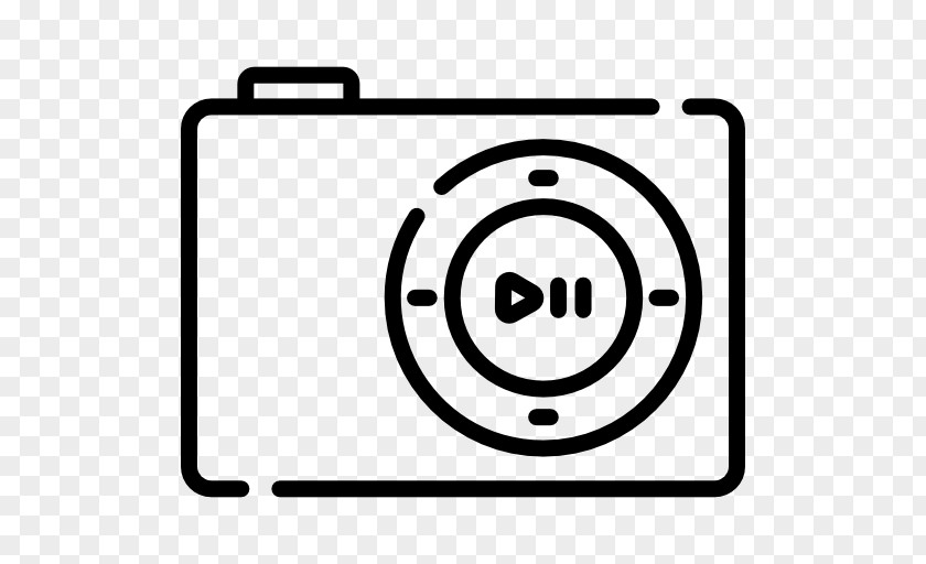 Ipod Shuffle Camera Flat Design Logo PNG