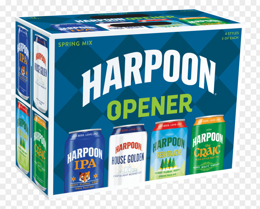 Water India Pale Ale Harpoon Brewery Packaging And Labeling Fluid Ounce PNG