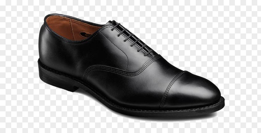 Black Shoes Fifth Avenue Allen Edmonds Dress Shoe Oxford PNG