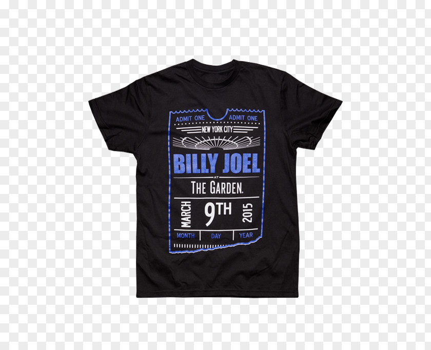 Billy Joel T-shirt Logo Sleeve Font PNG