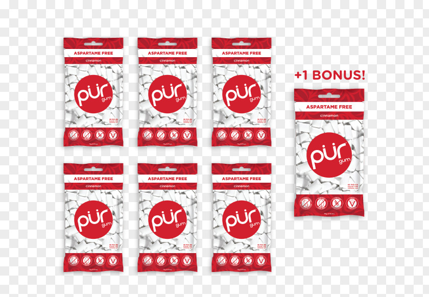 BUY 2 GET 1 FREE Chewing Gum PÜR Aspartame Bubble Food PNG
