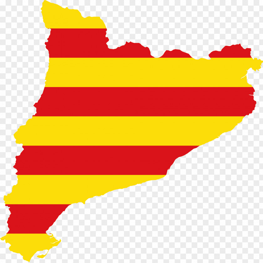 Catalan Catalonia Independence Referendum, 2017 Estelada Flag Map PNG