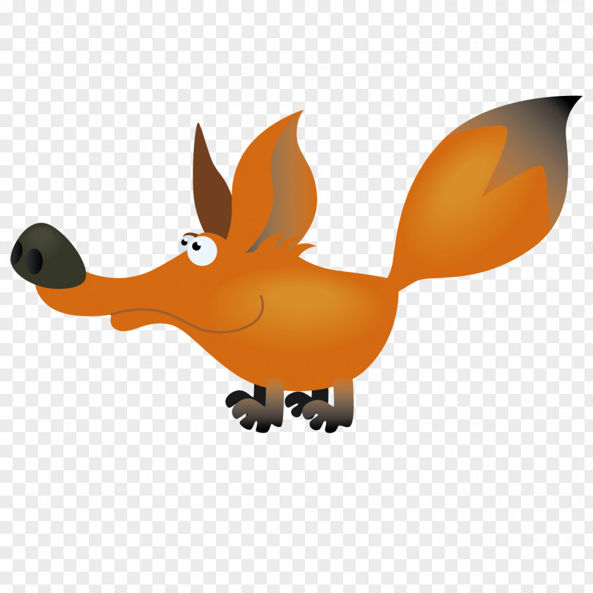 Cute Fox Moose Cartoon Animation PNG