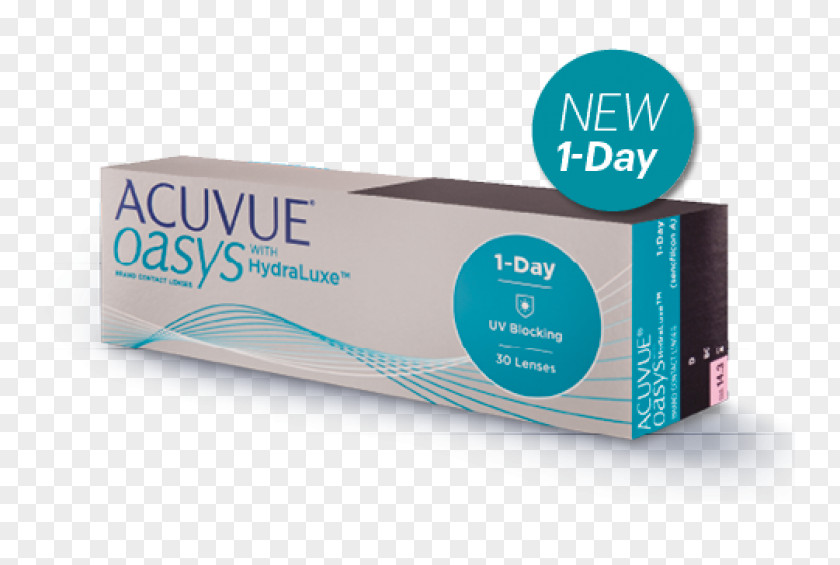 Eye Lens Johnson & Acuvue Oasys 1-Day With Hydraluxe Contact Lenses PNG