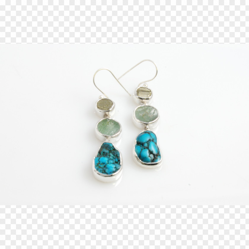 Italy Turquoise Earring Bead Silver PNG