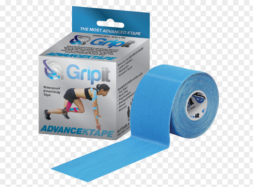 Medical Tape Elastic Therapeutic Adhesive Athletic Taping Kinesiology Filament PNG