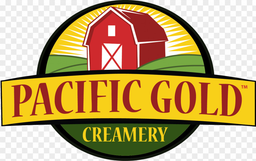 Milk Pacific Gold Creamery Farm Food Logo PNG