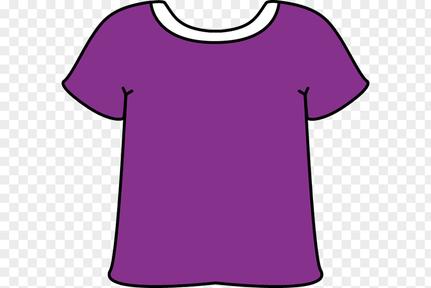 Red Purple Cliparts T-shirt Sleeve Clip Art PNG