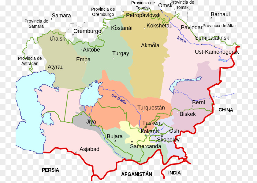 Russia Sirdaryo Region Kazakhstan Russian Empire Turkestan PNG