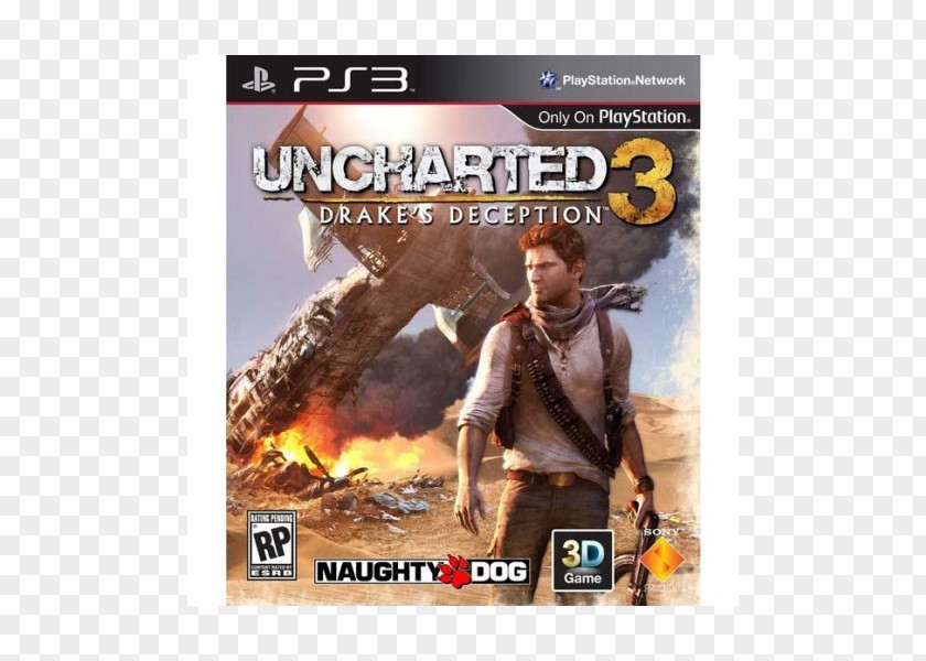 Uncharted 3 Drakes Deception 3: Drake's Uncharted: Fortune 2: Among Thieves Xbox 360 PlayStation PNG