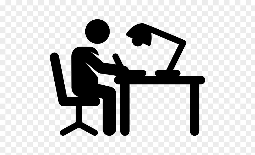 Working Monochrome Furniture Logo Sitting Chair PNG