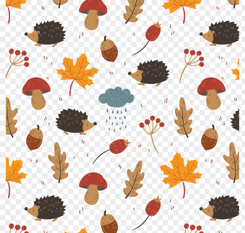 Autumn Hedgehog Icon PNG
