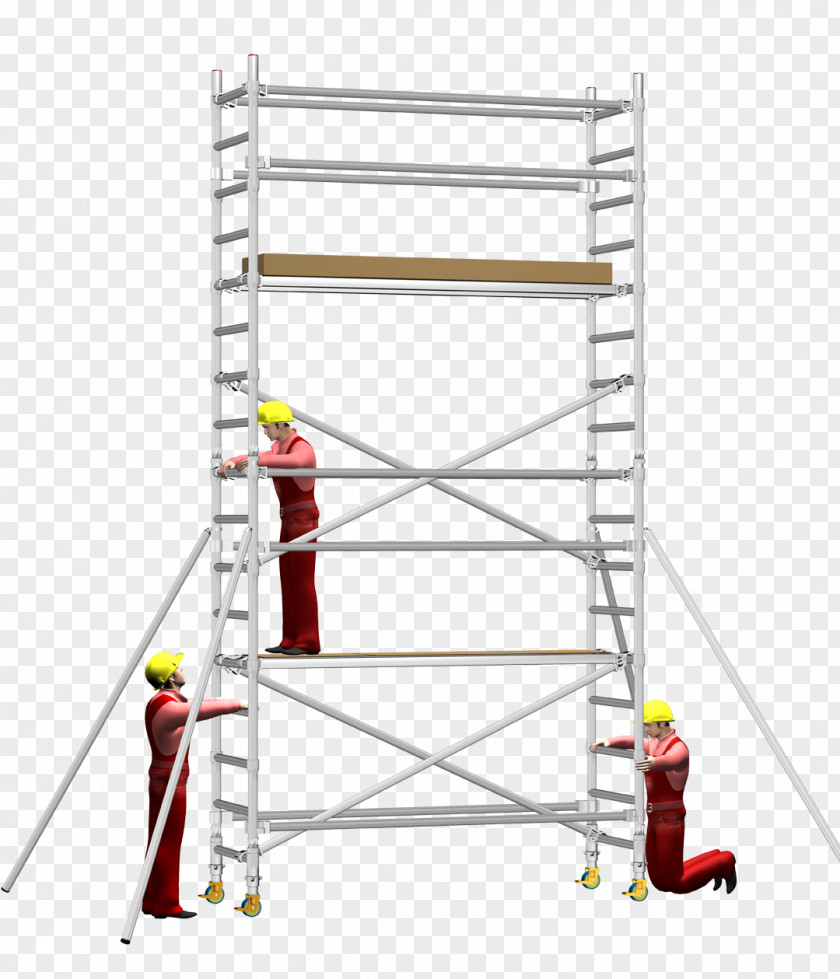 Ladder Scaffolding Aluminium Construction Truss PNG