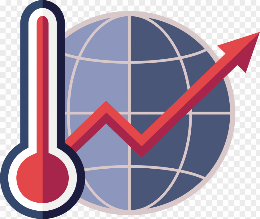 Global Warming Thermometer Euclidean Vector Arrow Computer File PNG