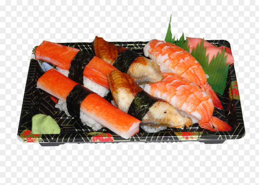 Palm Top California Roll Sashimi Gimbap Smoked Salmon Ekiben PNG