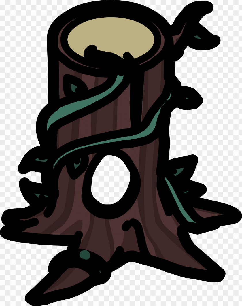 Stump Club Penguin Trunk Tree Clip Art PNG